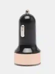 Золотой автомобильное зарядное устройство, 2 USB, 3.1 А в прикуриватель