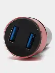 Красный автомобильное зарядное устройство, 2 USB, 3.1 А в прикуриватель