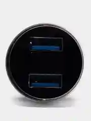 Серебряный автомобильное зарядное устройство, 2 USB, 3.1 А в прикуриватель