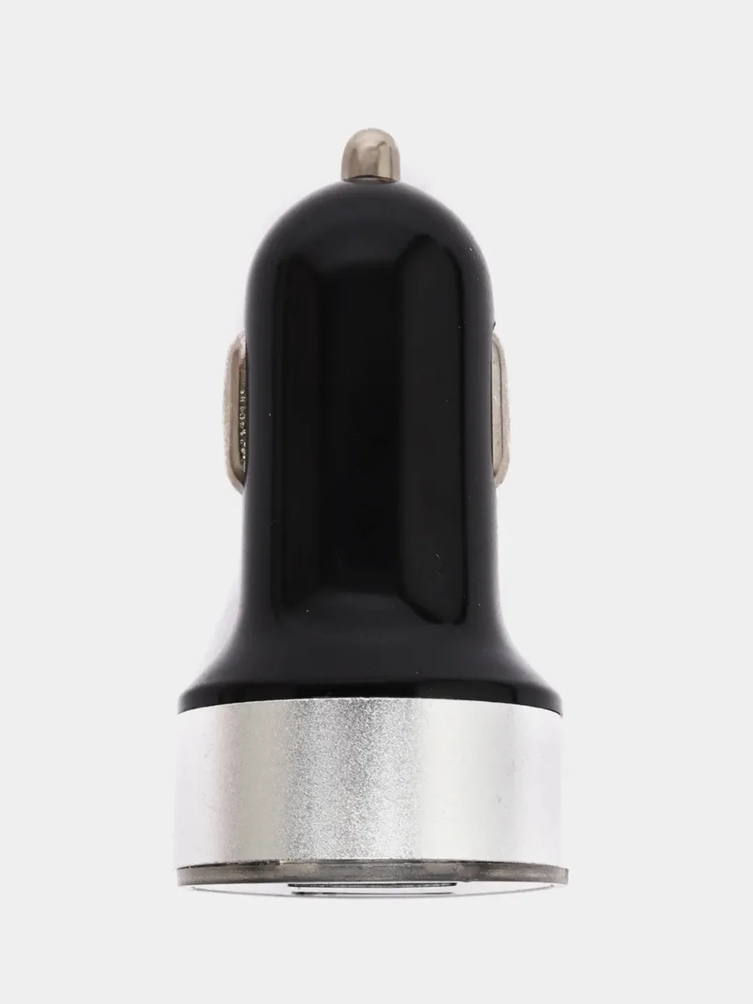 Серебряный автомобильное зарядное устройство, 2 USB, 3.1 А в прикуриватель