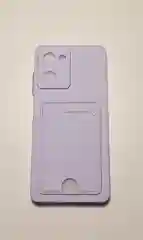 Черный чехол REALME 10  с отделением для пластиковой карточки и защитой камеры