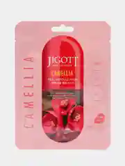 Тканевая маска для лица с камелией Jigott Camellia Real Ampoule Mask