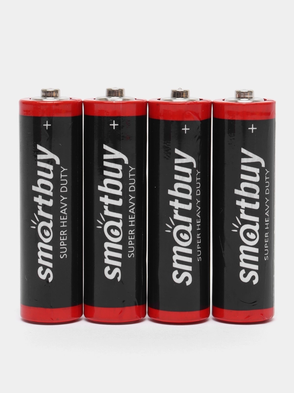 Батарейки солевые Smartbuy Super Heavy Duty R6, AA пальчиковые, 1.5V