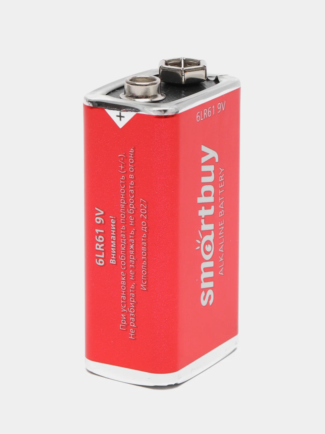 Батарейка алкалиновая SmartBuy Ultra Alkaline 6LR61, 6LF22 Крона 9В, 1 штука
