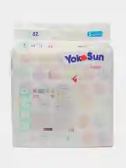 Подгузники YokoSun на липучках, размер S, до 6 кг, 82 штук