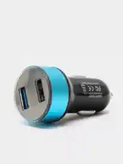 Синий автомобильное зарядное устройство 2 USB 3.1 А / разветвитель прикуривателя