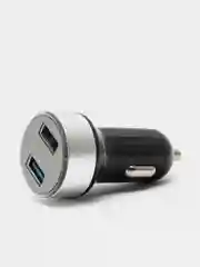 Серебряный автомобильное зарядное устройство 2 USB 3.1 А / разветвитель прикуривателя