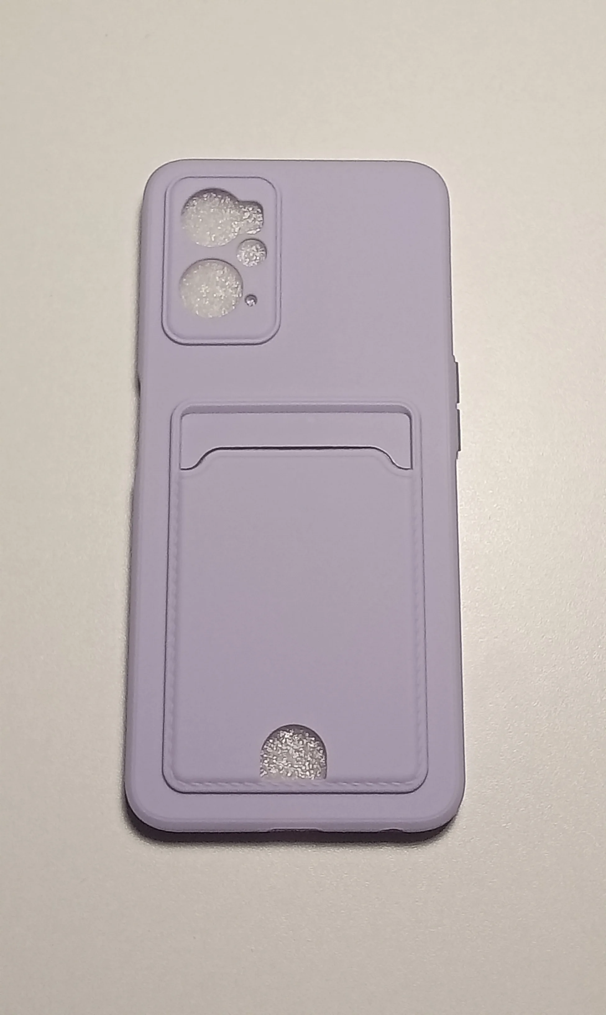 Черный чехол REALME 9i / OPPO A96 с защитой камеры, карман для пластиковой карты