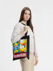 Вишнёвый сумка-шоппер с принтом, 20 видов