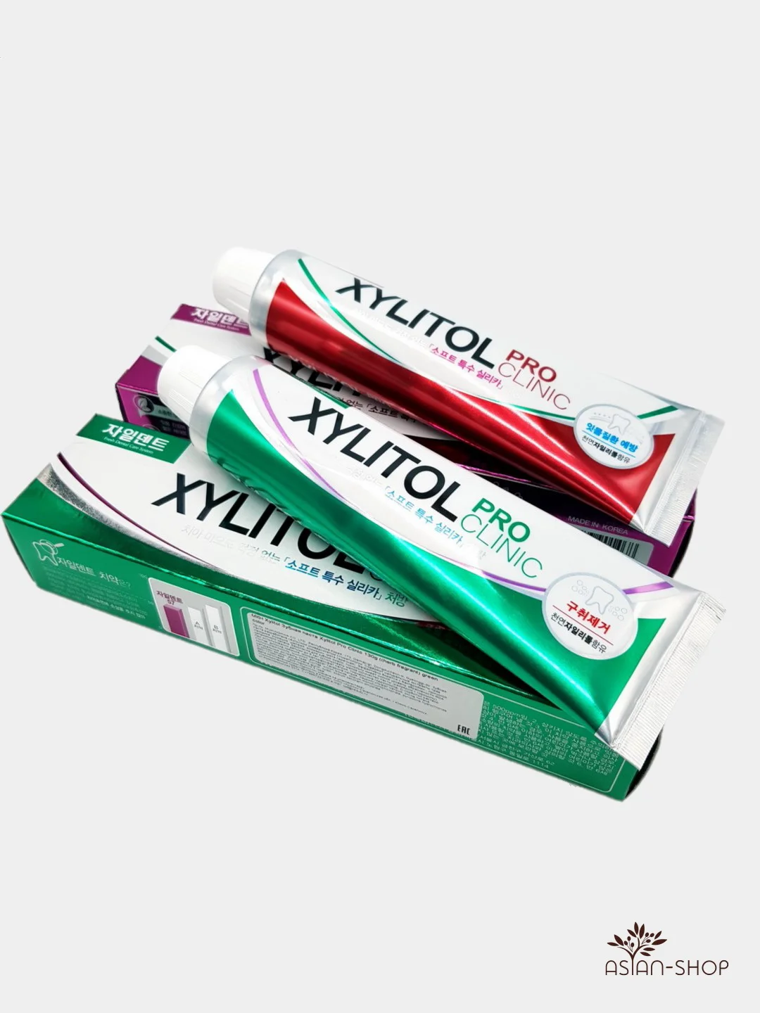 Зеленый зубная паста, c экстрактом трав, Xylitol Pro Clinic Mukunghwa, 130 гр
