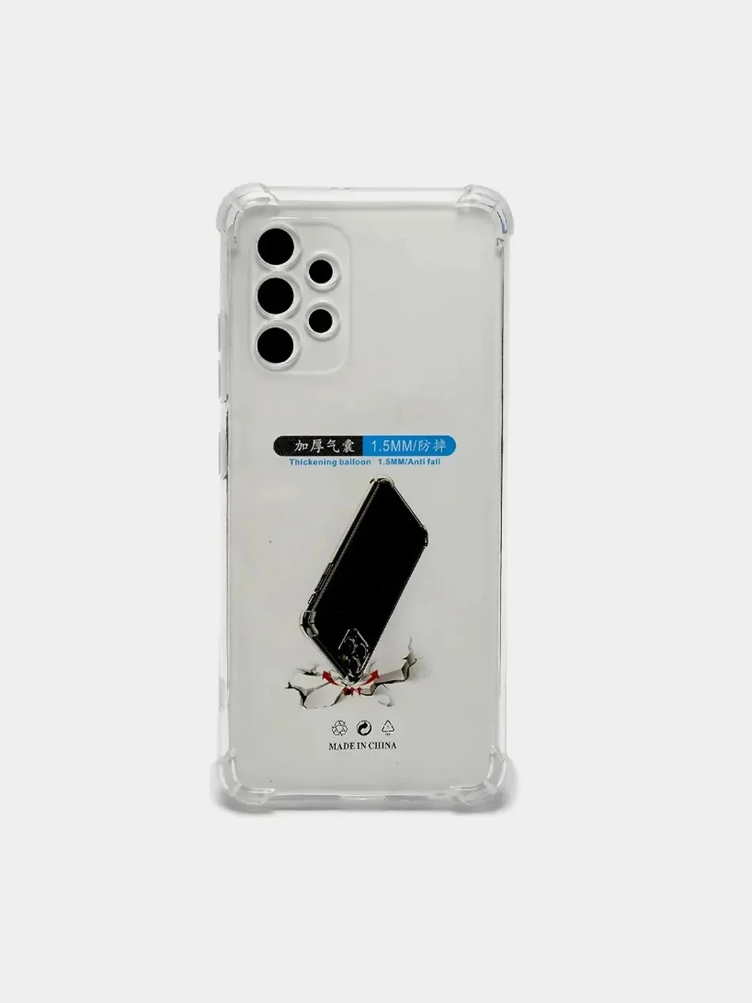 Прозрачный силиконовый чехол Samsung Galaxy A52, A52 5G, A52s 5G (Самсунг А52, А 52С 5 Г) прозрачный