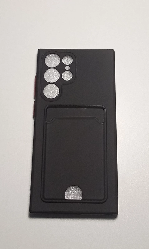 Чехол SAMSUNG S22 ULTRA карман для пластиковой карты