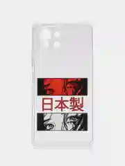 Алый силиконовый чехол на Xiaomi Mi 11 Lite/5G NE / Сяоми Ми 11 Лайт прозрачный, с рисунком