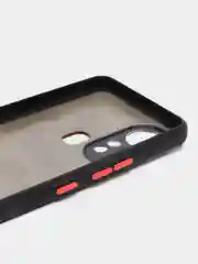 Тёмно-бордовый чехол с ярким рисунком на Infinix HOT 11S NFC (Инфиникс ХОТ 11С НФС)