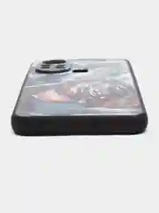Серый меланж чехол с ярким рисунком на Infinix HOT 11S NFC (Инфиникс ХОТ 11С НФС)