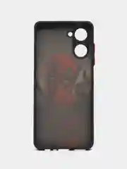 Тёмно-серый чехол с рисунком на Realme 10 4G (Реалми 10 4G)