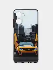 Золотой чехол с рисунком на Realme 10 4G (Реалми 10 4G)