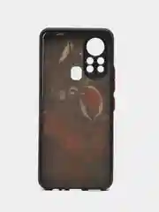 Багровый чехол с ярким рисунком на Infinix HOT 11S NFC (Инфиникс ХОТ 11С НФС)