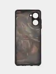 Серый меланж чехол с рисунком на Realme 10 4G (Реалми 10 4G)