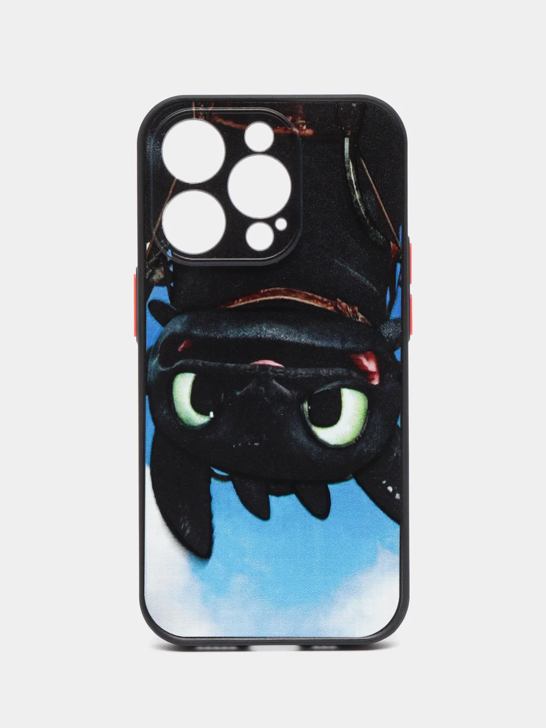 Угольный чехол с ярким рисунком на Apple iPhone 14 Pro (Айфон 14 Про)