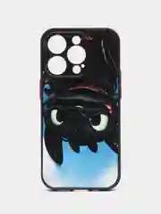 Угольный чехол с ярким рисунком на Apple iPhone 14 Pro (Айфон 14 Про)