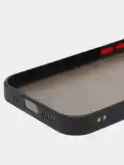 Тёмно-бордовый чехол с ярким рисунком на Apple iPhone 14 Pro (Айфон 14 Про)