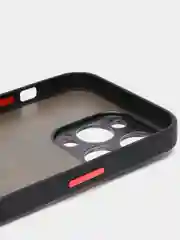 Тёмно-бордовый чехол с ярким рисунком на Apple iPhone 14 Pro (Айфон 14 Про)
