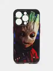 Терракотовый чехол с ярким рисунком на Apple iPhone 14 Pro (Айфон 14 Про)