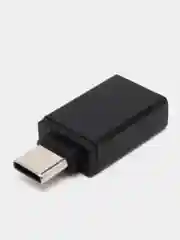 Черный переходник адаптер  USB на TYPE-C для андроида xiaomi honor samsung