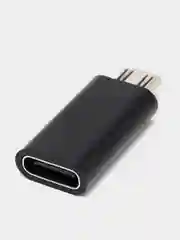 Черный переходник-адаптер с type-С на microUSB