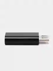 Черный переходник-адаптер с type-С на microUSB