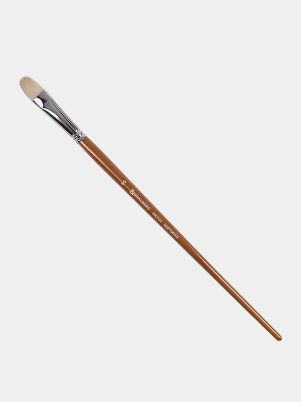 Кисть художественная профессиональная BRAUBERG ART "CLASSIC", щетина, овальная, № 16