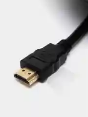 Черный кабель подключения  HDMI-HDMI FullHD 1080p версия 1.4 для телевизора монитора и проектора