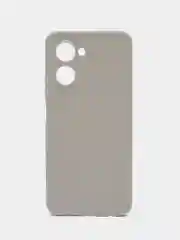 Серый чехол для Realme C33 / Реалми С33 силиконовый, цветной, матовый