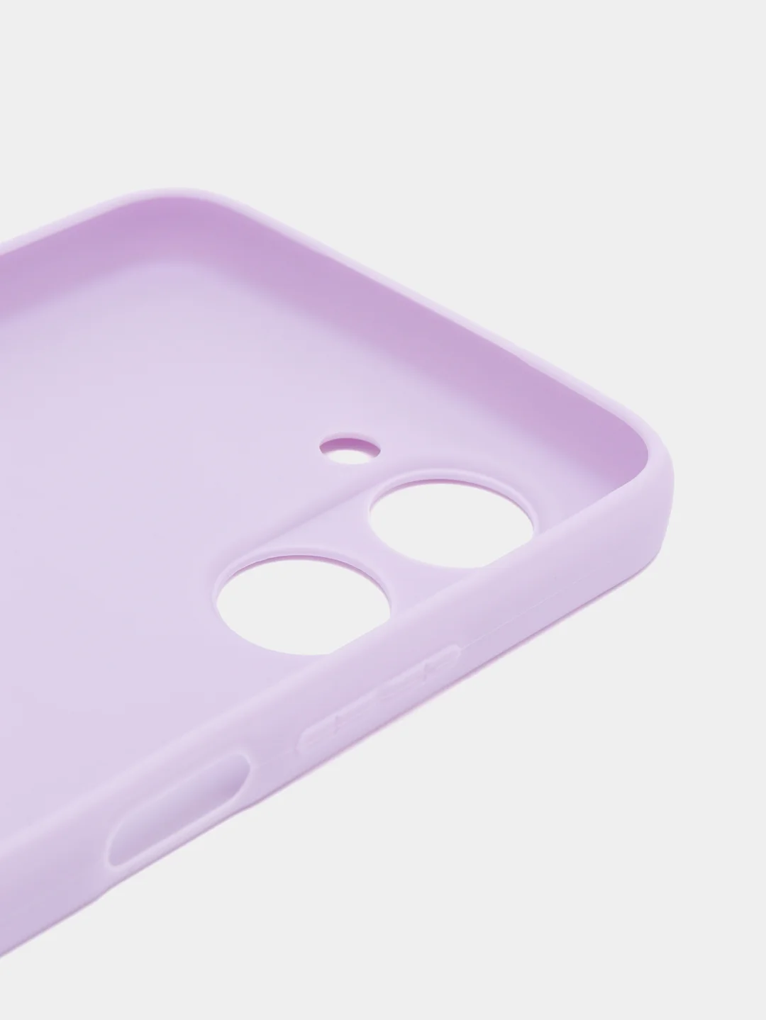 Лавандовый чехол для Realme C33 / Реалми С33 силиконовый, цветной, матовый