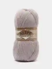 Серый меланж пряжа Alize Angora Gold, 20% Шерсть 80% Акрил, 100 г, 550 м (часть 1)