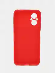 Красный чехол для Xiaomi Poco M5, Сяоми Поко М5 силиконовый, цветной, матовый