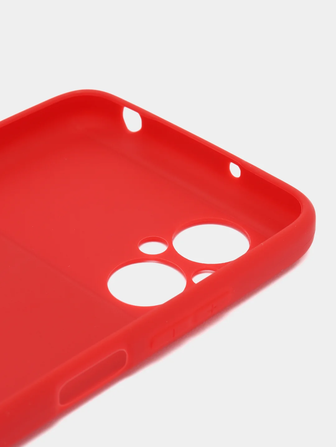 Красный чехол для Xiaomi Poco M5, Сяоми Поко М5 силиконовый, цветной, матовый