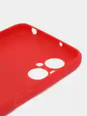 Красный чехол для Xiaomi Poco M5, Сяоми Поко М5 силиконовый, цветной, матовый