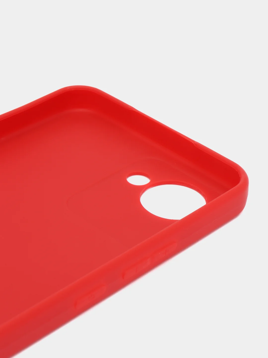 Красный чехол Realme C30 C30s Narzo 50i Prime Реалми С30 С30С Нарзо силиконовый, цветной, матовый