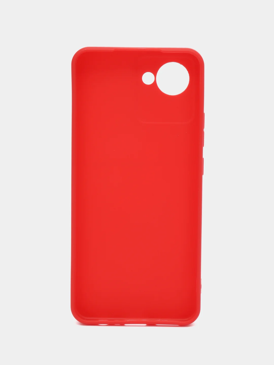 Красный чехол Realme C30 C30s Narzo 50i Prime Реалми С30 С30С Нарзо силиконовый, цветной, матовый