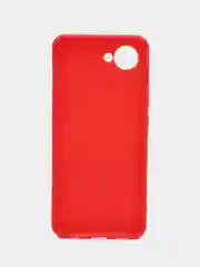 Красный чехол Realme C30 C30s Narzo 50i Prime Реалми С30 С30С Нарзо силиконовый, цветной, матовый