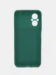Тёмно-зелёный чехол для Xiaomi Poco M5, Сяоми Поко М5 силиконовый, цветной, матовый