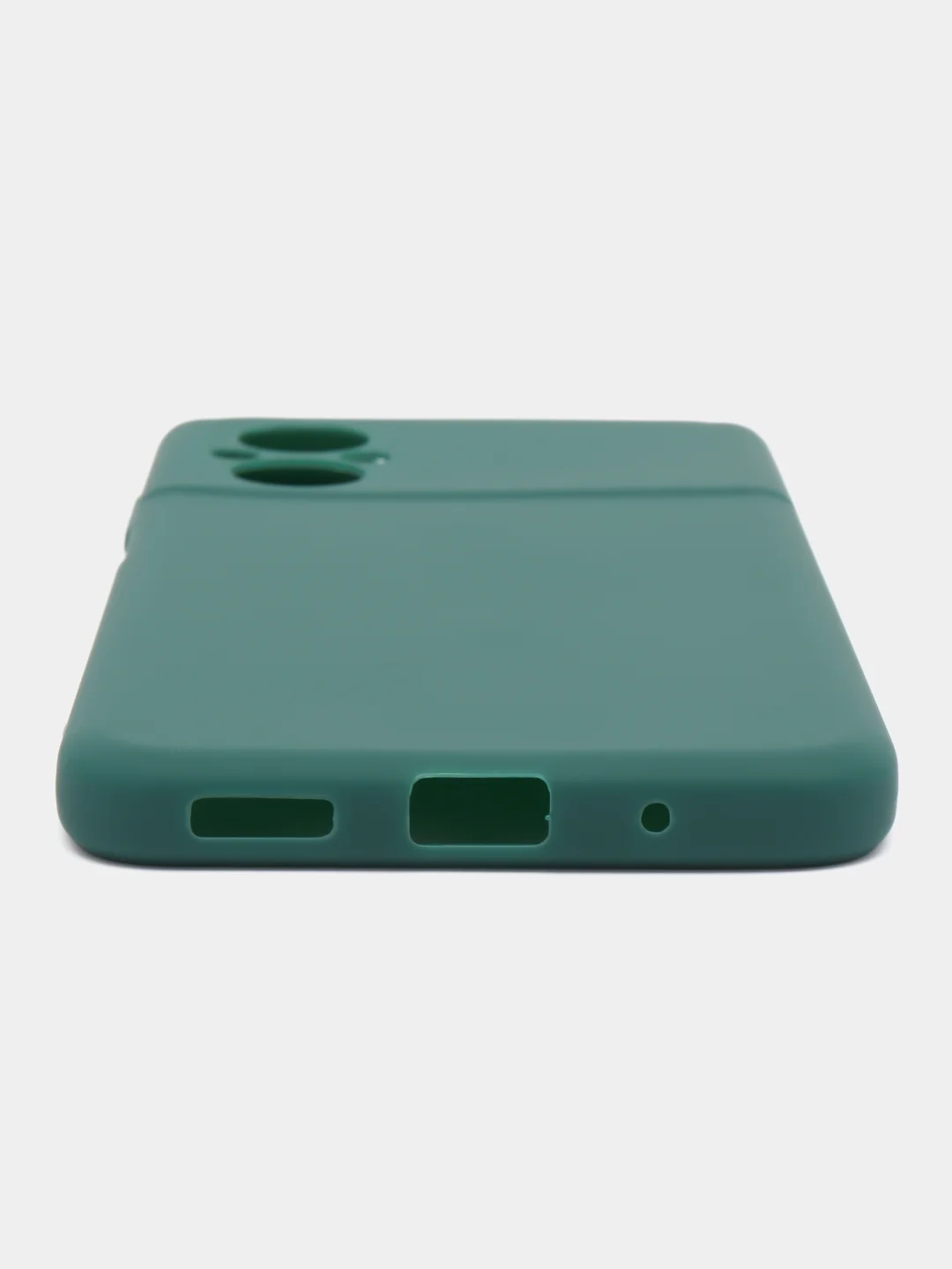 Тёмно-зелёный чехол для Xiaomi Poco M5, Сяоми Поко М5 силиконовый, цветной, матовый