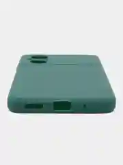 Тёмно-зелёный чехол для Xiaomi Poco M5, Сяоми Поко М5 силиконовый, цветной, матовый