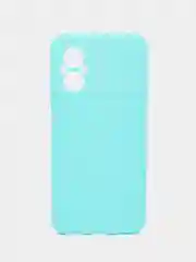 Бирюзовый чехол для Xiaomi Poco M5, Сяоми Поко М5 силиконовый, цветной, матовый