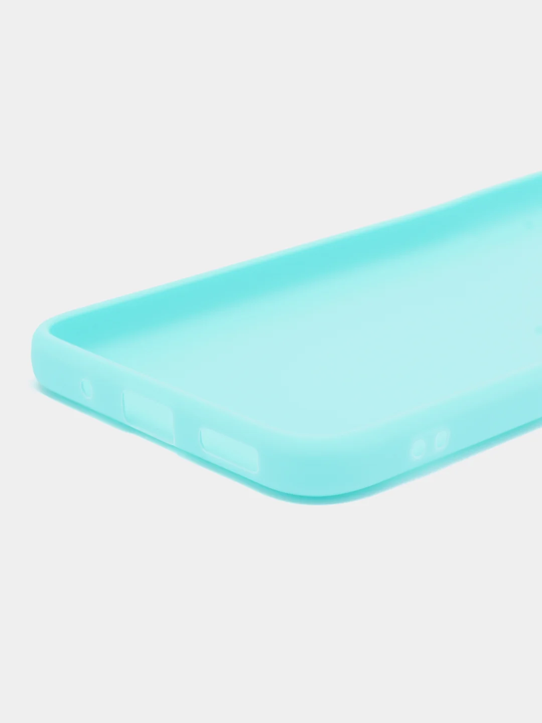 Бирюзовый чехол для Xiaomi Poco M5, Сяоми Поко М5 силиконовый, цветной, матовый