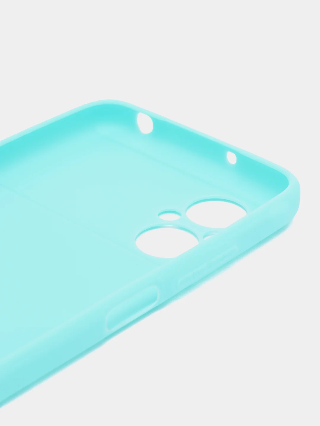 Бирюзовый чехол для Xiaomi Poco M5, Сяоми Поко М5 силиконовый, цветной, матовый