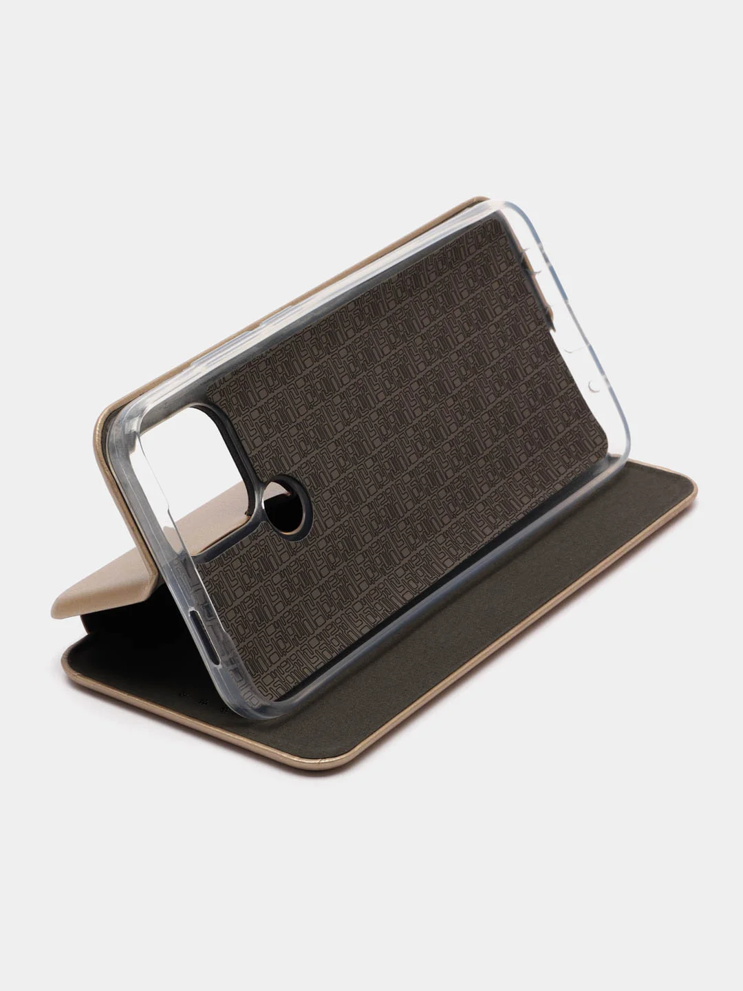 Золотой чехол книжка Xiaomi Poco C51 / Redmi A1 Plus / A2 Plus / A1+ A2+ ( Редми А1 Плюс А2 Плюс)