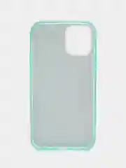 Голубой чехол iPhone 12 mini (5.4), блестящий, сияющий, Айфон 12 мини